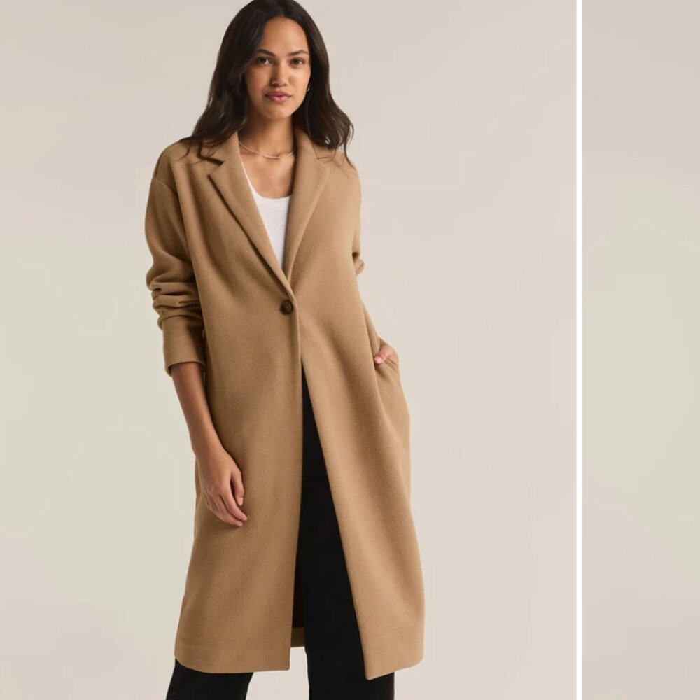 Z Supply Mason Knit Coat (Size M)